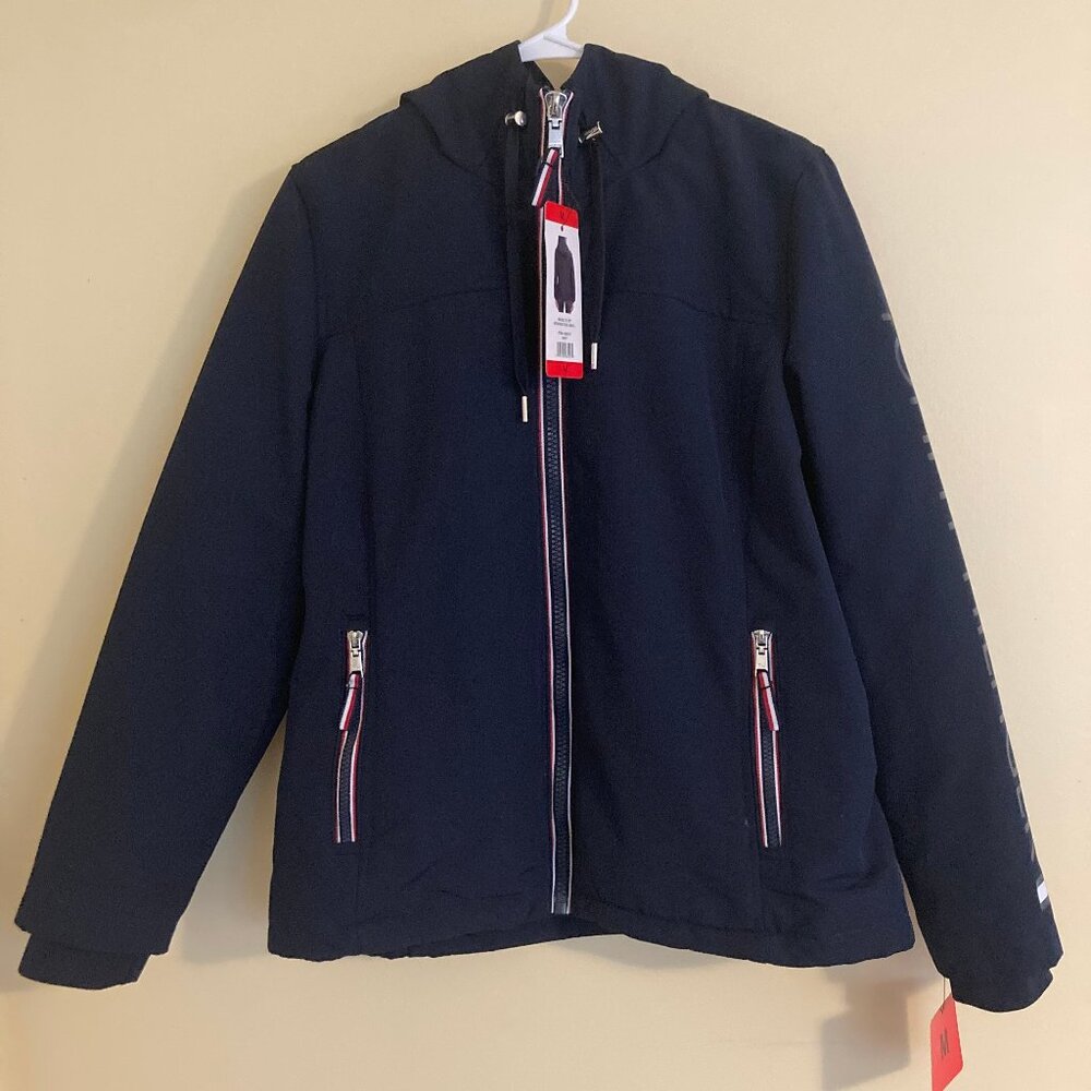 Tommy Hilfiger Ladies Navy Jacket, Size Medium